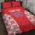 Custom Moldova Football Quilt Bed Set Tricolorii Tree Of Life Red Version - Wonder Print Shop