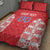 Custom Moldova Football Quilt Bed Set Tricolorii Tree Of Life Red Version - Wonder Print Shop