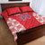 Custom Moldova Football Quilt Bed Set Tricolorii Tree Of Life Red Version - Wonder Print Shop