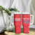 Custom Moldova Football Tumbler With Handle Tricolorii Tree Of Life Red Version