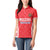 Custom Moldova Football Women Polo Shirt Tricolorii Tree Of Life Red Version - Wonder Print Shop