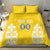 Custom Moldova Football Bedding Set Tricolorii Tree Of Life Yellow Version