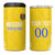 Custom Moldova Football 4 in 1 Can Cooler Tumbler Tricolorii Tree Of Life Yellow Version - Wonder Print Shop