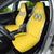 Custom Moldova Football Car Seat Cover Tricolorii Tree Of Life Yellow Version - Wonder Print Shop