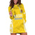 Custom Moldova Football Hoodie Dress Tricolorii Tree Of Life Yellow Version - Wonder Print Shop