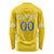 Custom Moldova Football Long Sleeve Shirt Tricolorii Tree Of Life Yellow Version - Wonder Print Shop