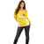 Custom Moldova Football Off Shoulder Sweater Tricolorii Tree Of Life Yellow Version