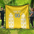 Custom Moldova Football Quilt Tricolorii Tree Of Life Yellow Version - Wonder Print Shop