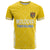 Custom Moldova Football T Shirt Tricolorii Tree Of Life Yellow Version - Wonder Print Shop