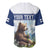 Personalized Finland Baseball Jersey Brown Bear With Lily Of The Valley - Wonder Print Shop