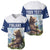 Personalized Finland Baseball Jersey Brown Bear With Lily Of The Valley - Wonder Print Shop