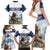 Personalized Finland Family Matching Short Sleeve Bodycon Dress and Hawaiian Shirt Brown Bear With Lily Of The Valley - Wonder Print Shop