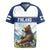 Personalized Finland Rugby Jersey Brown Bear With Lily Of The Valley - Wonder Print Shop