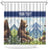 Personalized Finland Shower Curtain Brown Bear With Lily Of The Valley