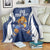 Custom Finland Hockey Blanket Suomi Leijonat Mascot