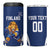 Custom Finland Hockey 4 in 1 Can Cooler Tumbler Suomi Leijonat Mascot - Wonder Print Shop