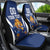 Custom Finland Hockey Car Seat Cover Suomi Leijonat Mascot - Wonder Print Shop