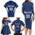 Custom Finland Hockey Family Matching Long Sleeve Bodycon Dress and Hawaiian Shirt Suomi Leijonat Mascot - Wonder Print Shop