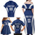 Custom Finland Hockey Family Matching Off Shoulder Maxi Dress and Hawaiian Shirt Suomi Leijonat Mascot - Wonder Print Shop