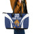 Custom Finland Hockey Leather Tote Bag Suomi Leijonat Mascot - Wonder Print Shop