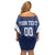 Custom Finland Hockey Off Shoulder Short Dress Suomi Leijonat Mascot - Wonder Print Shop