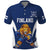 Custom Finland Hockey Polo Shirt Suomi Leijonat Mascot - Wonder Print Shop