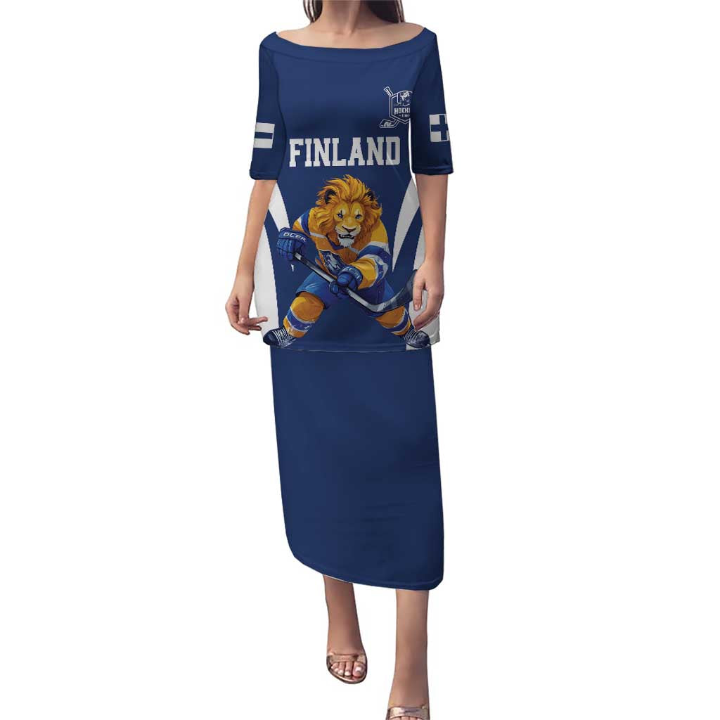 Custom Finland Hockey Puletasi Suomi Leijonat Mascot