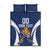 Custom Finland Hockey Quilt Bed Set Suomi Leijonat Mascot