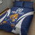 Custom Finland Hockey Quilt Bed Set Suomi Leijonat Mascot