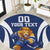 Custom Finland Hockey Round Carpet Suomi Leijonat Mascot