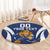 Custom Finland Hockey Round Carpet Suomi Leijonat Mascot