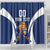 Custom Finland Hockey Shower Curtain Suomi Leijonat Mascot