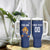 Custom Finland Hockey Tumbler With Handle Suomi Leijonat Mascot - Wonder Print Shop