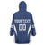 Custom Finland Hockey Wearable Blanket Hoodie Suomi Leijonat Mascot - Wonder Print Shop