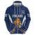 Custom Finland Hockey Zip Hoodie Suomi Leijonat Mascot