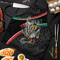 Mexico Eagle Spirit Personalized Apron Ancient Aztec Pattern - Wonder Print Shop
