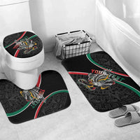 Mexico Eagle Spirit Personalized Bathroom Set Ancient Aztec Pattern - Wonder Print Shop