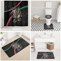 Mexico Eagle Spirit Personalized Bathroom Set Ancient Aztec Pattern - Wonder Print Shop