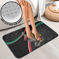 Mexico Eagle Spirit Personalized Bathroom Set Ancient Aztec Pattern - Wonder Print Shop