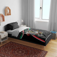 Mexico Eagle Spirit Personalized Bedding Set Ancient Aztec Pattern - Wonder Print Shop