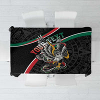Mexico Eagle Spirit Personalized Tablecloth Ancient Aztec Pattern - Wonder Print Shop