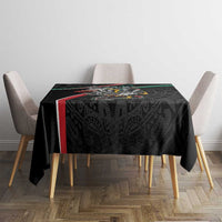 Mexico Eagle Spirit Personalized Tablecloth Ancient Aztec Pattern - Wonder Print Shop
