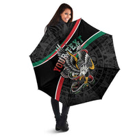 Mexico Eagle Spirit Personalized Umbrella Ancient Aztec Pattern - Wonder Print Shop