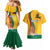 Personalized Lithuania Independence Restoration Day Couples Matching Mermaid Dress and Hawaiian Shirt Gediminas Tower Flag Style