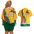 Personalized Lithuania Independence Restoration Day Couples Matching Off Shoulder Short Dress and Hawaiian Shirt Gediminas Tower Flag Style