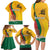 Personalized Lithuania Independence Restoration Day Family Matching Long Sleeve Bodycon Dress and Hawaiian Shirt Gediminas Tower Flag Style