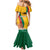 Personalized Lithuania Independence Restoration Day Family Matching Mermaid Dress and Hawaiian Shirt Gediminas Tower Flag Style