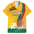 Personalized Lithuania Independence Restoration Day Family Matching Short Sleeve Bodycon Dress and Hawaiian Shirt Gediminas Tower Flag Style