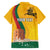 Personalized Lithuania Independence Restoration Day Family Matching Short Sleeve Bodycon Dress and Hawaiian Shirt Gediminas Tower Flag Style