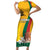 Personalized Lithuania Independence Restoration Day Family Matching Short Sleeve Bodycon Dress and Hawaiian Shirt Gediminas Tower Flag Style